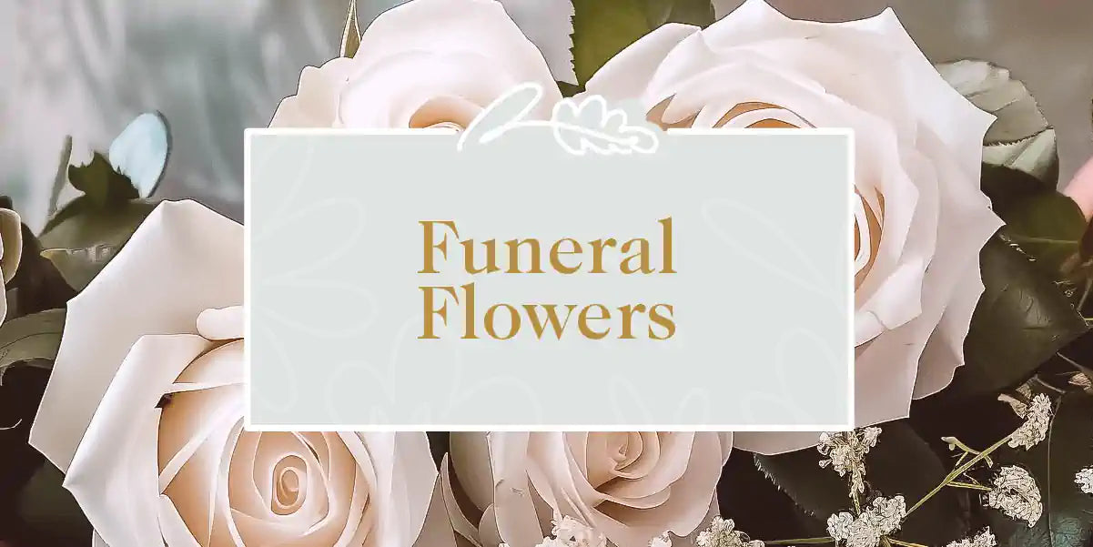 A beautiful arrangement of roses, daisies, and baby's breath, perfect for expressing condolences. Fabulous Flowers and Gifts - Funeral Flowers
