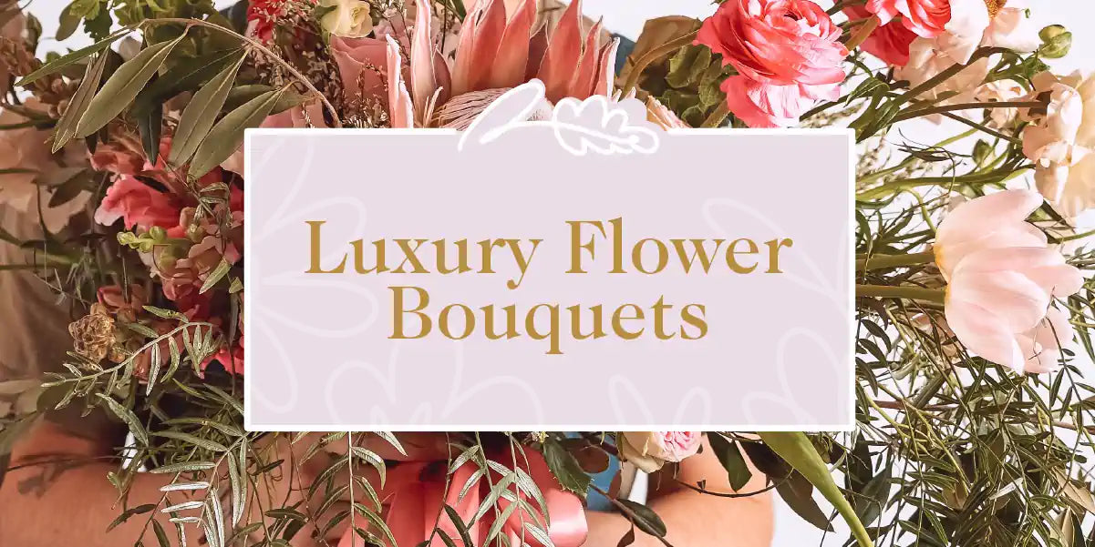 A lavish flower bouquet composed of a variety of exquisite blooms, suitable for any occasion. Fabulous Flowers and Gifts - Luxury Flower Bouquets